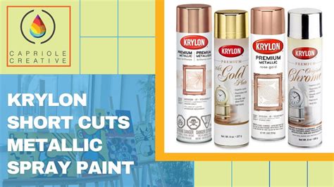 joanns fabric krylon short cuts metallic paint|Short Cuts® Brush.